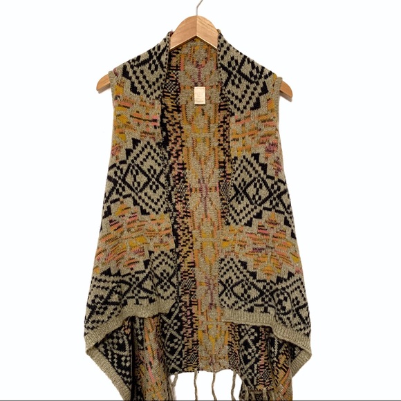 Bohemian Sweater Vest/Cardigan - Picture 2 of 6